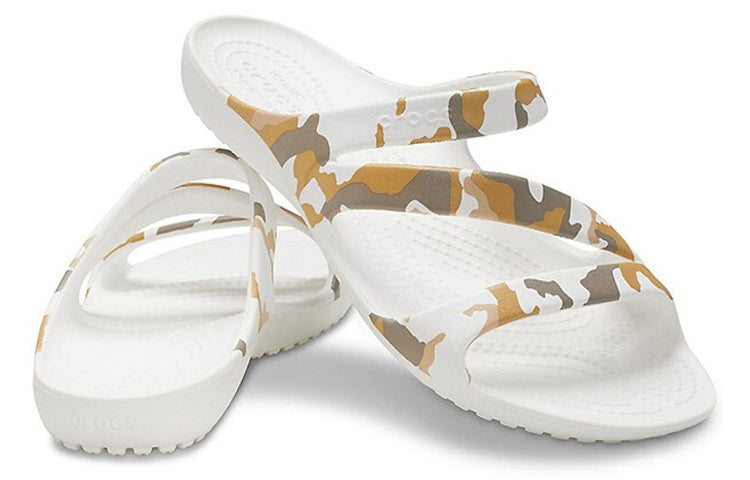 (WMNS) Crocs Kadee Casual Sandals Camouflage White 206894-960