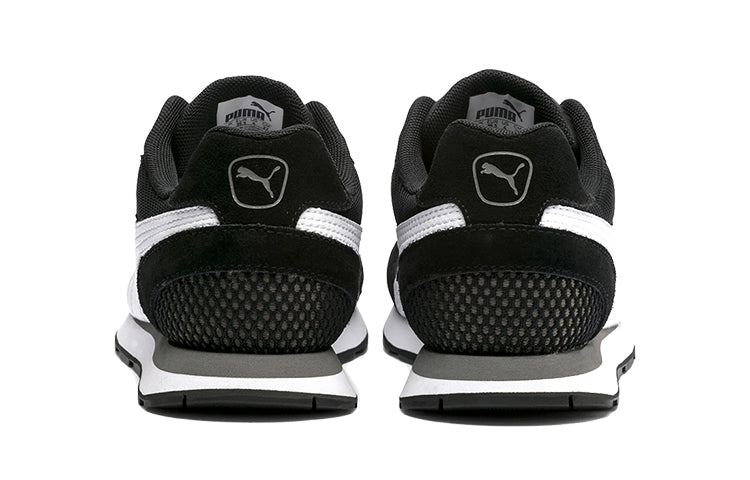 (GS) PUMA Vista Low Top Running Shoes Black/White 369539-01
