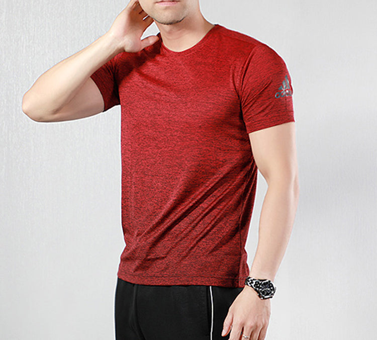 adidas Training Sports Short-sleeveTee Men Red EC1090