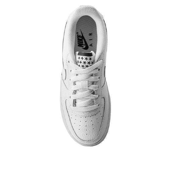 (GS) Nike Air Force 1 07 'White Black Outline' 596728-103