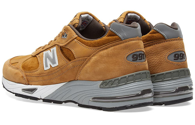 New Balance 991 Series Brown 'White Gray' M991PNT