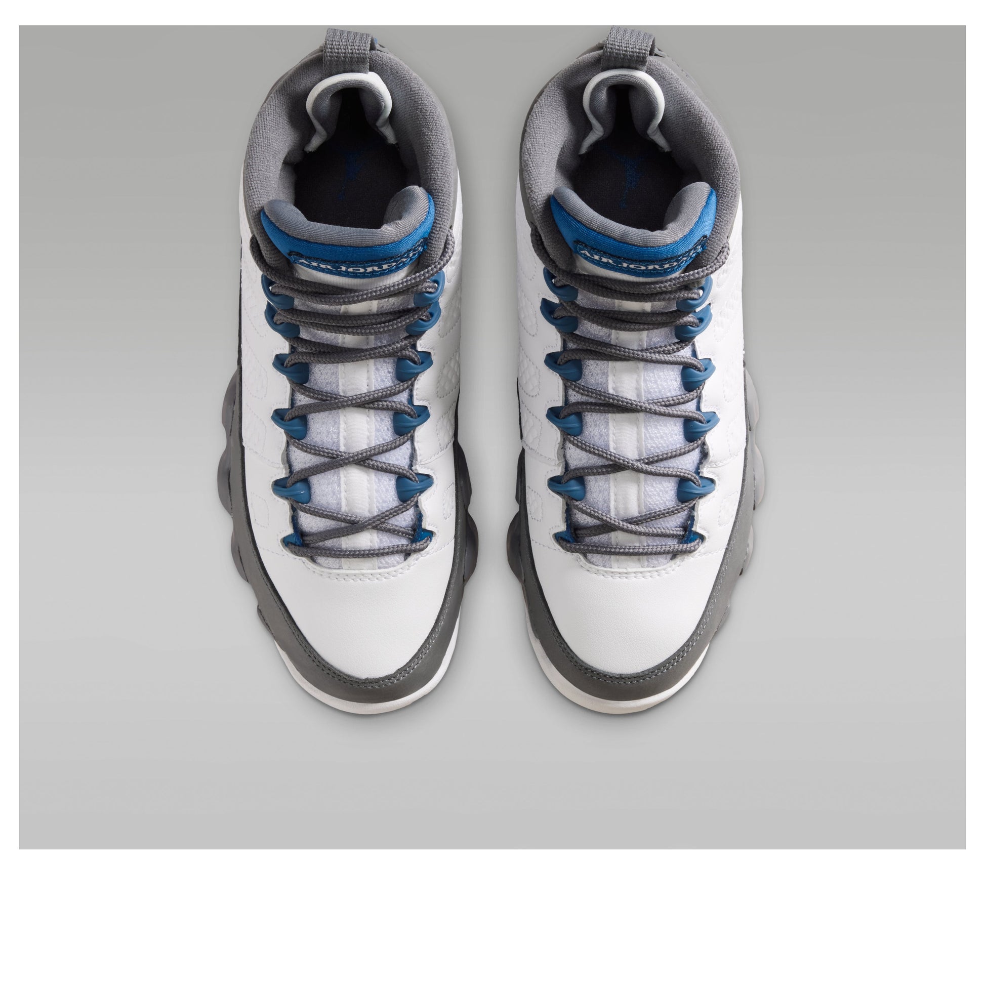 (GS) Air Jordan 9 Retro 'Flint Grey French Blue'  HV4574-100