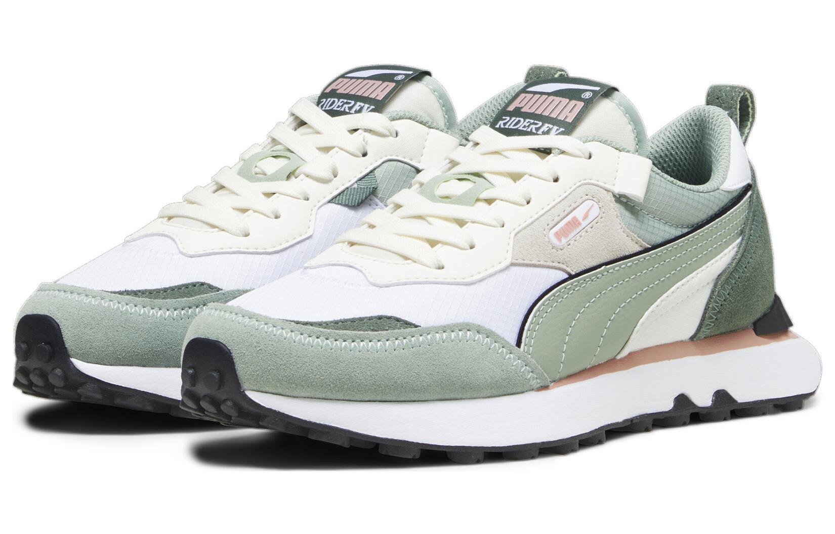 (WMNS) PUMA Future Rider FV Vintage Trainers 'Green White' 387672-30