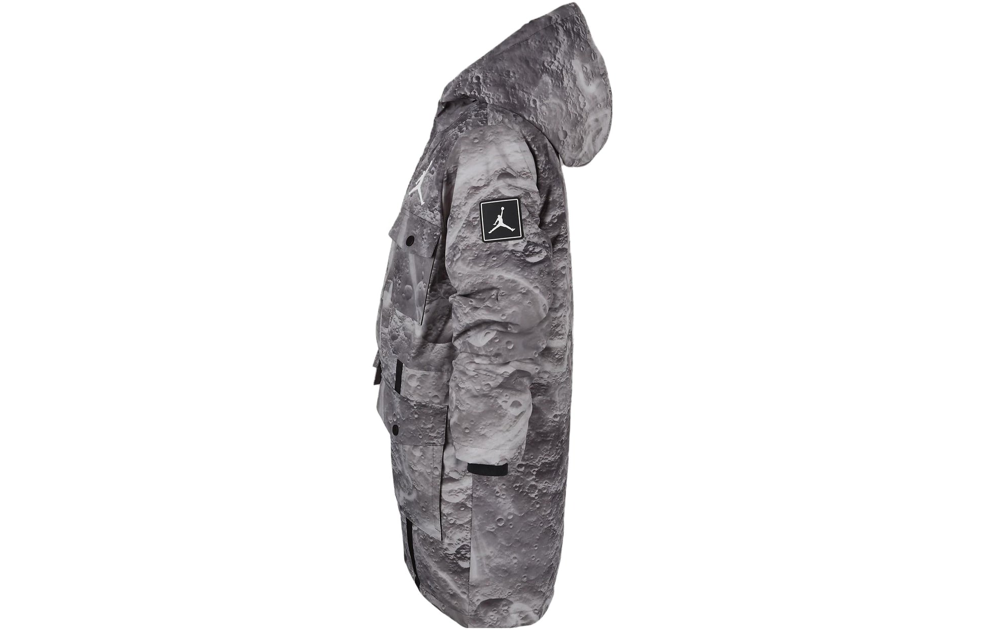 (GS) Air Jordan Essentials Down Parka Jacket 'Camo Grey' FV5813-226