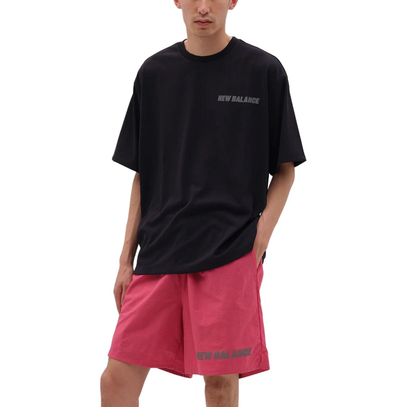 New Balance MET24 Reflection NB Logo T-Shirt Asia Sizing 'Black' AMT45005-BK