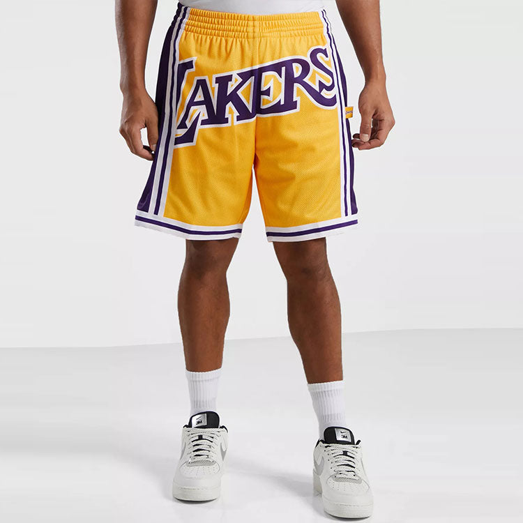 Mitchell & Ness x NBA Big Face 2.0 Shorts 'Los Angeles Lakers' SHORBW19147-LALLGPR