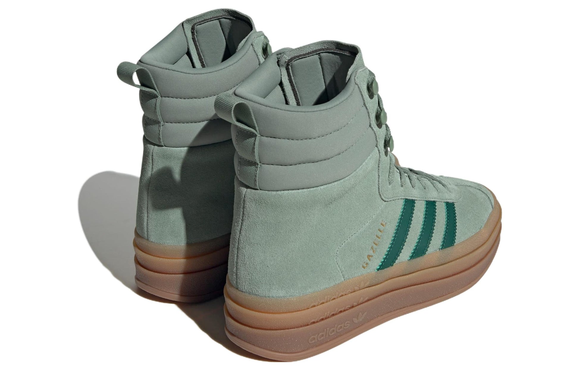 (WMNS) adidas Gazelle Boot 'Silver Green Gum' ID6982