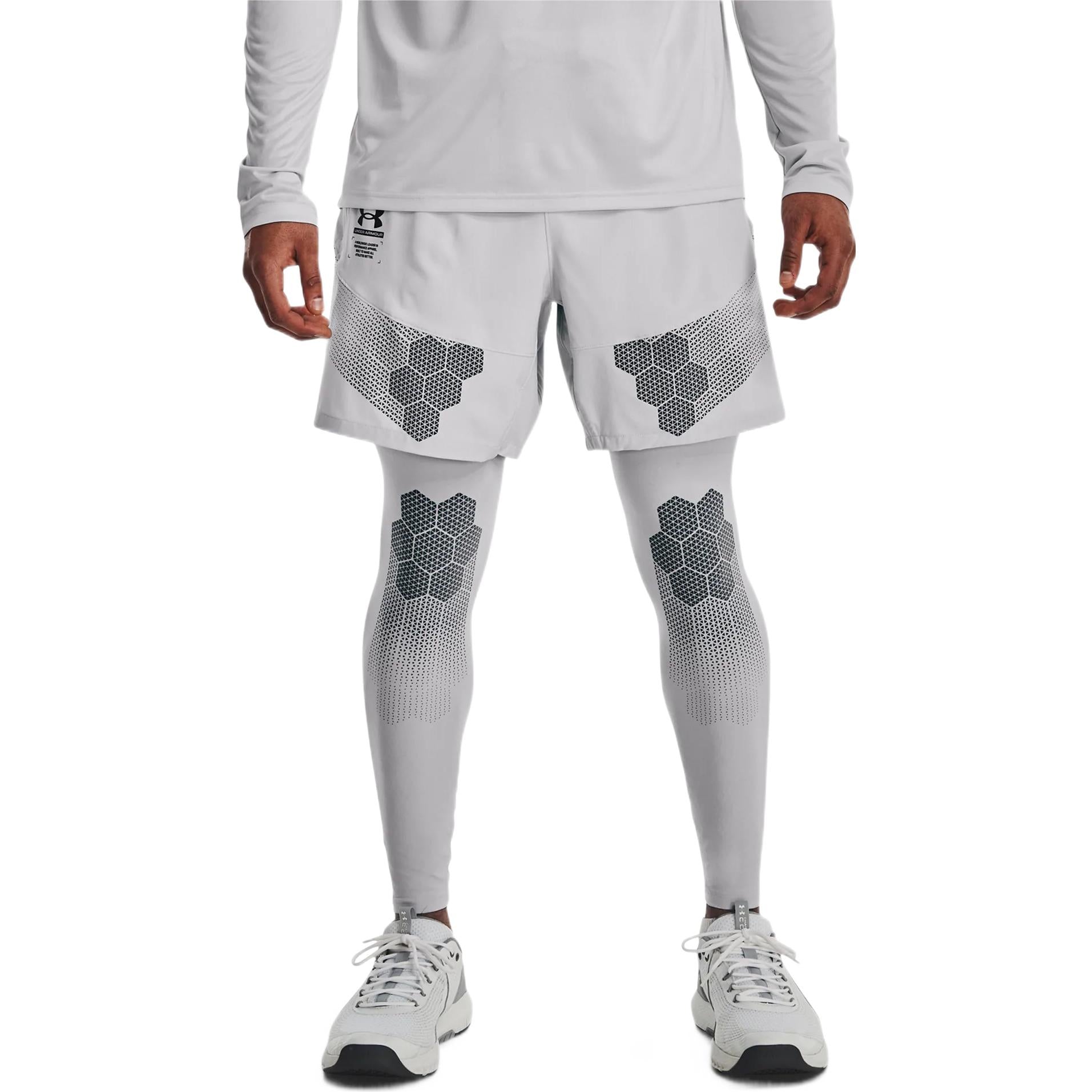 Under Armour Armourprint Woven Shorts 'White Grey' 1370416-014