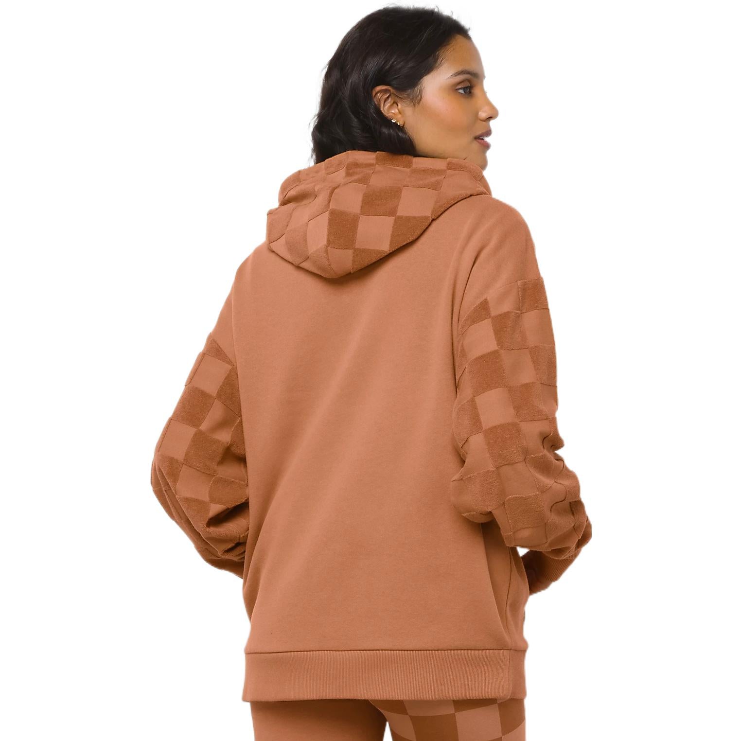 (WMNS) Vans X EM on Holiday Pullover Hoodie 'Brown' VN0A7YKNYLY