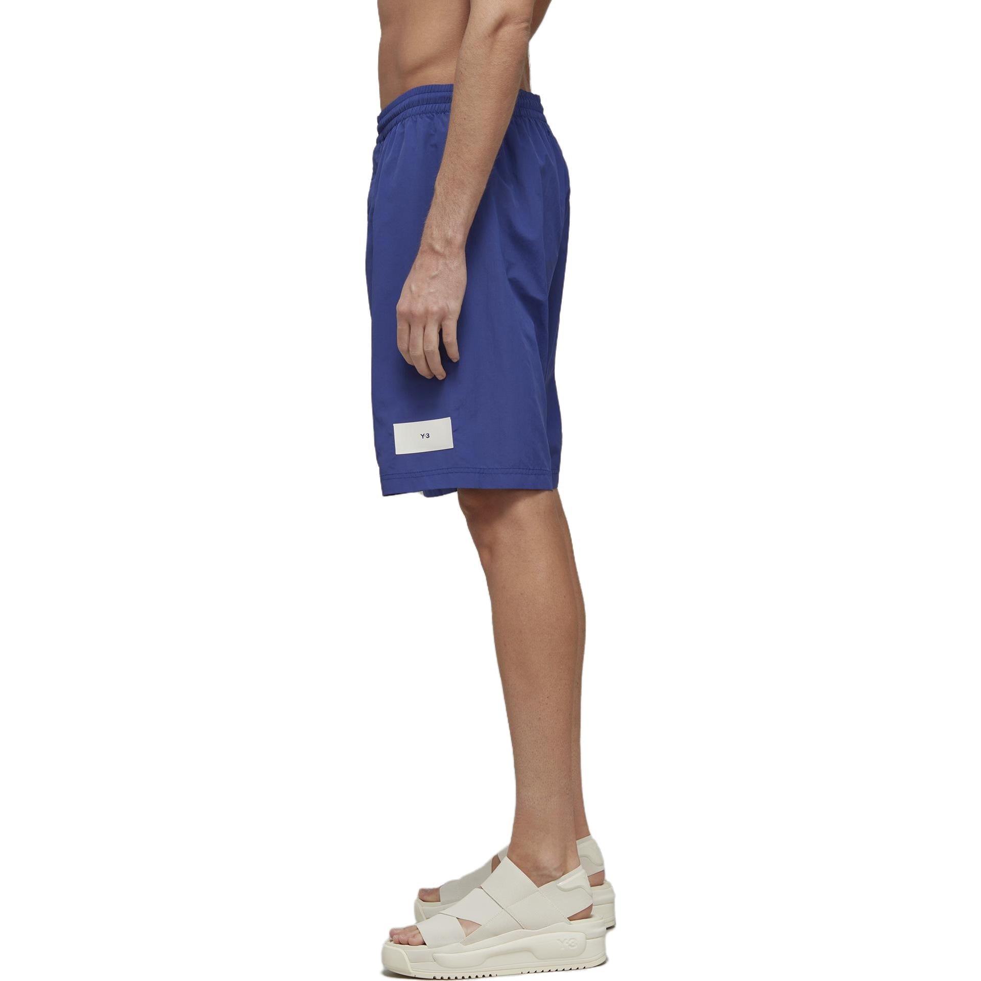 adidas Y-3 Mid-Length Swim Shorts 'Blue' IA1453