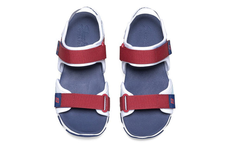 (WMNS) Skechers D'Lites 2.0 Sandals Blue/White/Red 66666297-WNVR