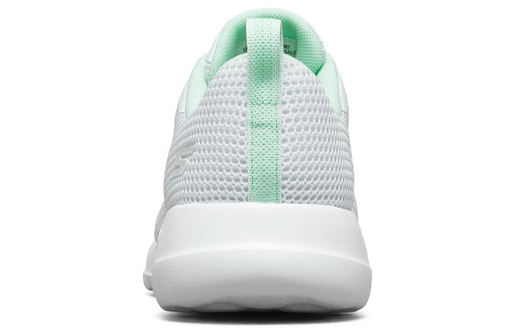 (WMNS) Skechers Go Walk Joy Running Shoes White/Green 15641-WMT