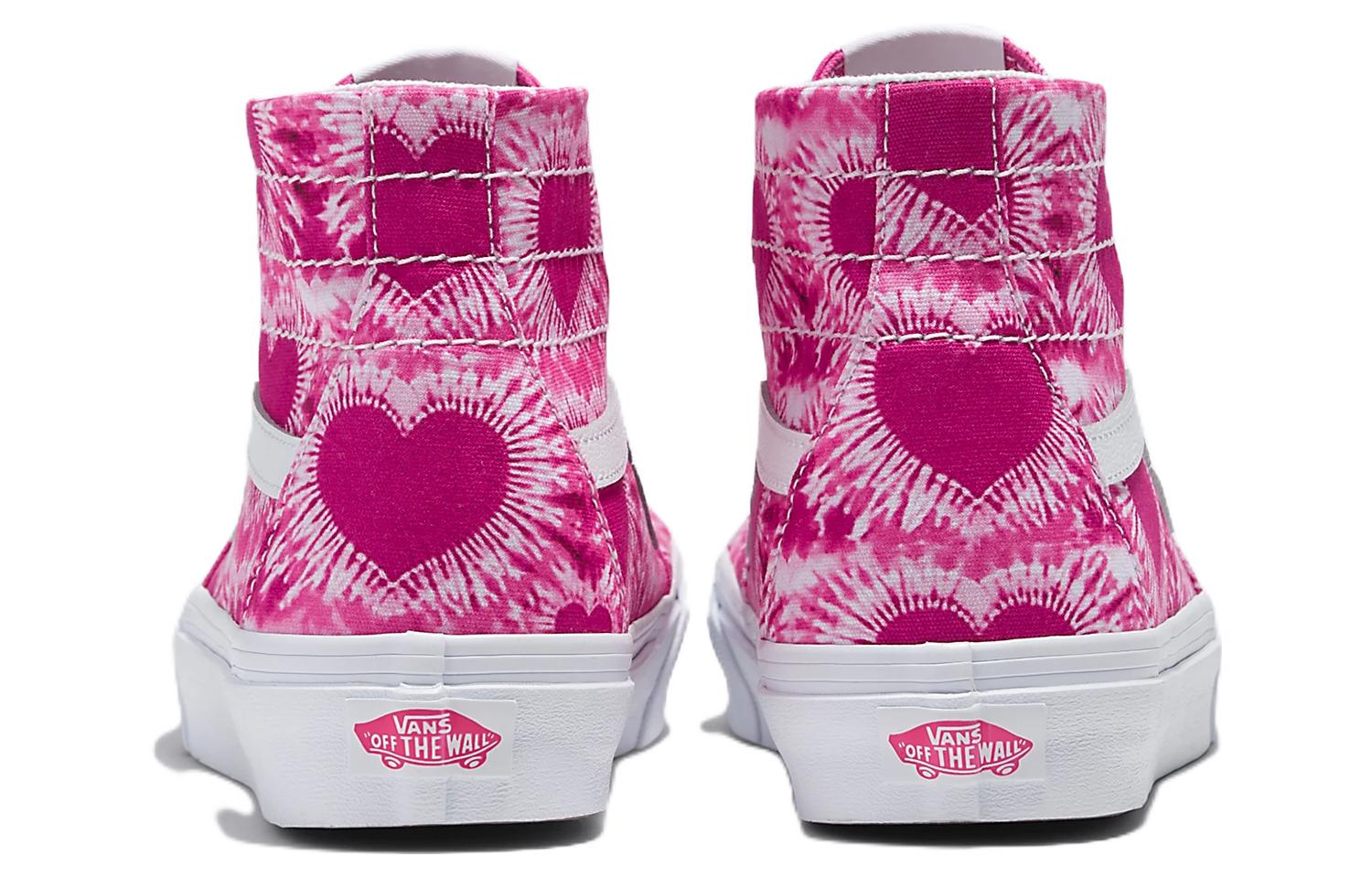 Vans Sk8-Hi Tie-dye Hearts 'Pink' VN0A5KRUVDH