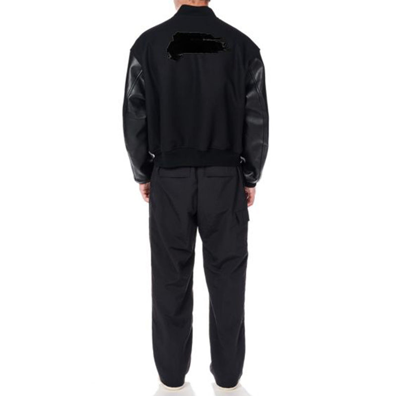 adidas Y-3 Letterman Jacket 'Black' IA3101