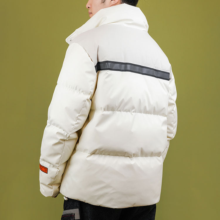 New Balance Winter Windproof Outdoor Down Jacket Asia Sizing 'White Black' NPA44013-IV