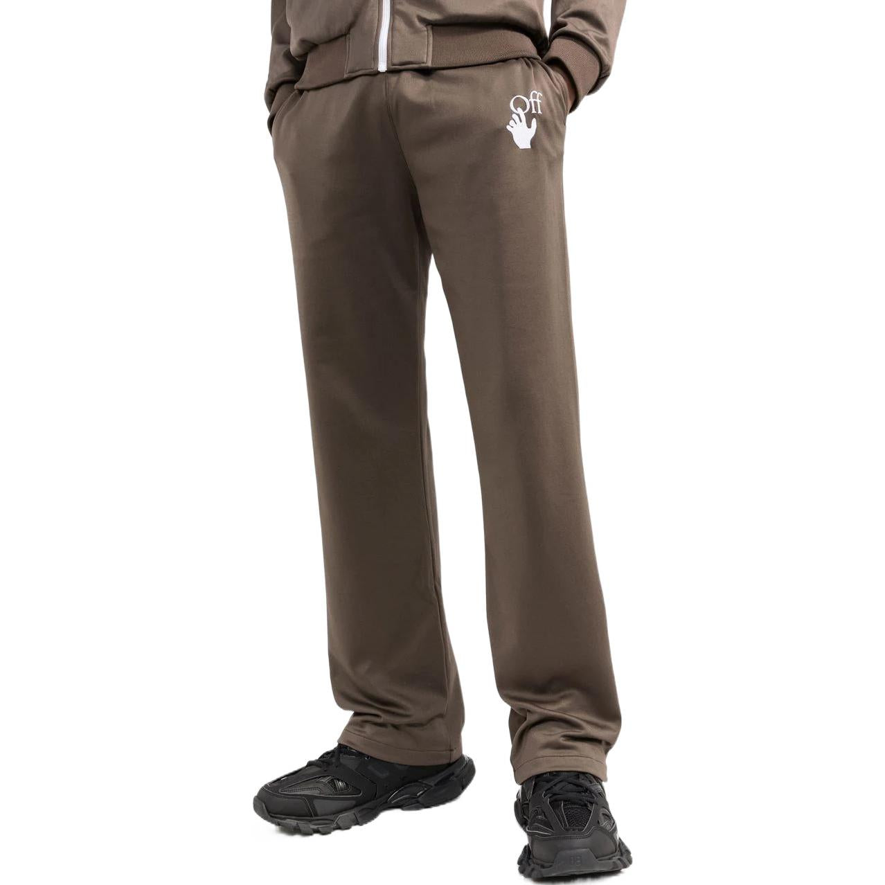 Off-White SS22 Straight Loose Casual Pants 'Brown' OMCJ018S22FAB0016401