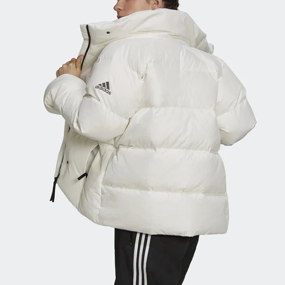 (WMNS) adidas Big Baffle Jacket Asia Sizing 'White' GT6542
