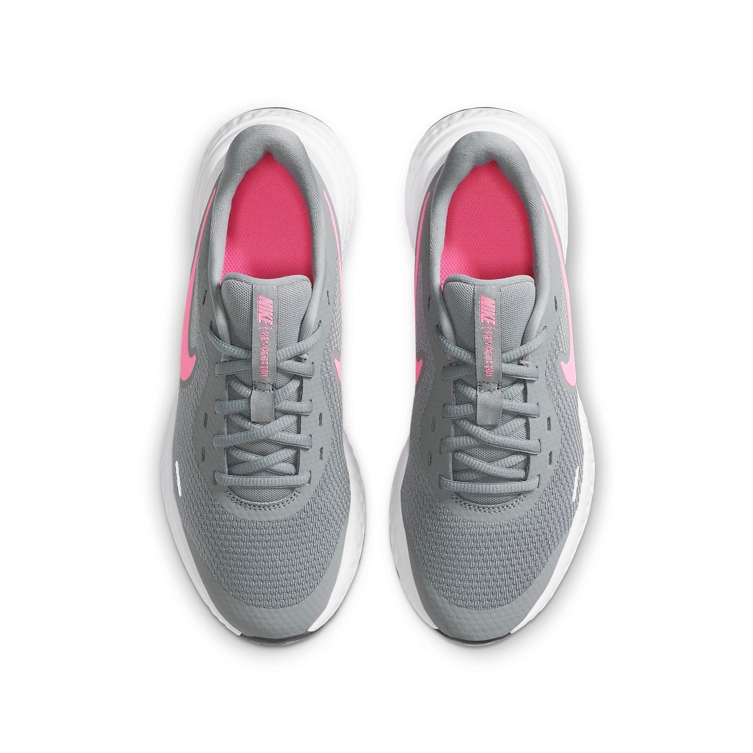 (GS) Nike Revolution 5 Low-Top Grey/Pink BQ5671-015