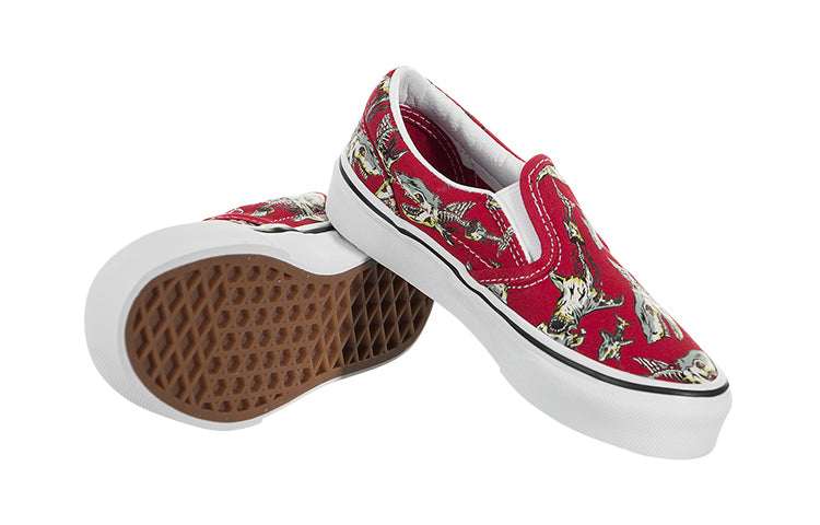 (PS) Vans Classic Slip-On 'Red' VN0A4BUTTZ1