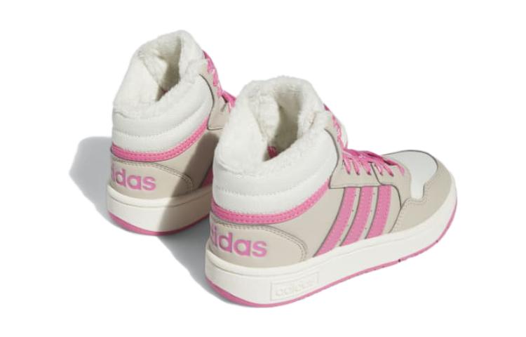 (GS) adidas Hoops 3.0 Mid J 'Wonder Beige Pink Fusion' IF7739
