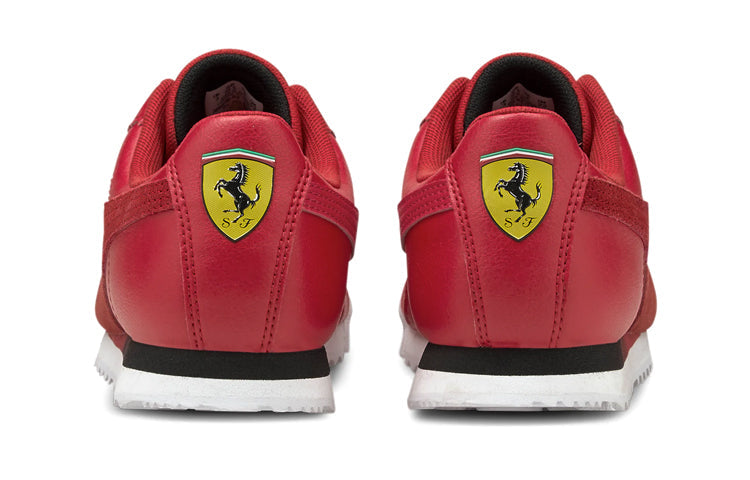 (GS) PUMA Scuderia Ferrari Race Roma Low Top Running Shoes Red 306656-02
