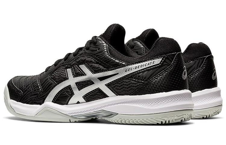 (WMNS) ASICS Gel-Dedicate 6 Clay 'Black Silver' 1042A073-002