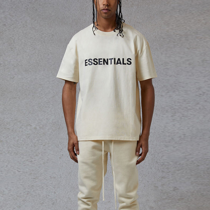 Fear of God Essentials SS20 Graphic Logo T-Shirt 'Creamy' FOG-SS20-401