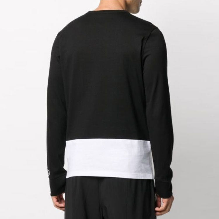 Moncler Long Sleeve Crewneck For Men Black 0918D700208390T990