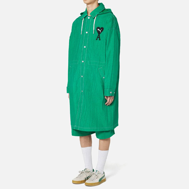 PUMA X AMI Light Nylon Jacket 'Green' 534064-96
