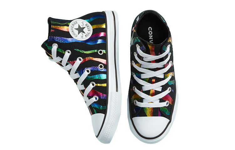 (PS) Converse Chuck Taylor All Star High Big 'Archive Zebra - Black' 667601F