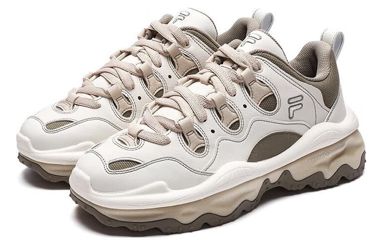FILA FUSION QD96 Athletic Shoes 'White Brown' T12M311203FWA