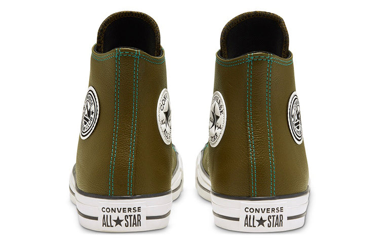 Converse Tumbled Leather Chuck Taylor All Star 'Green White' 165957C