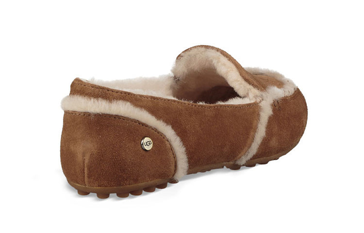 (WMNS) UGG California Loafer Hailey loafer Slippers Brown 1020029-CHE