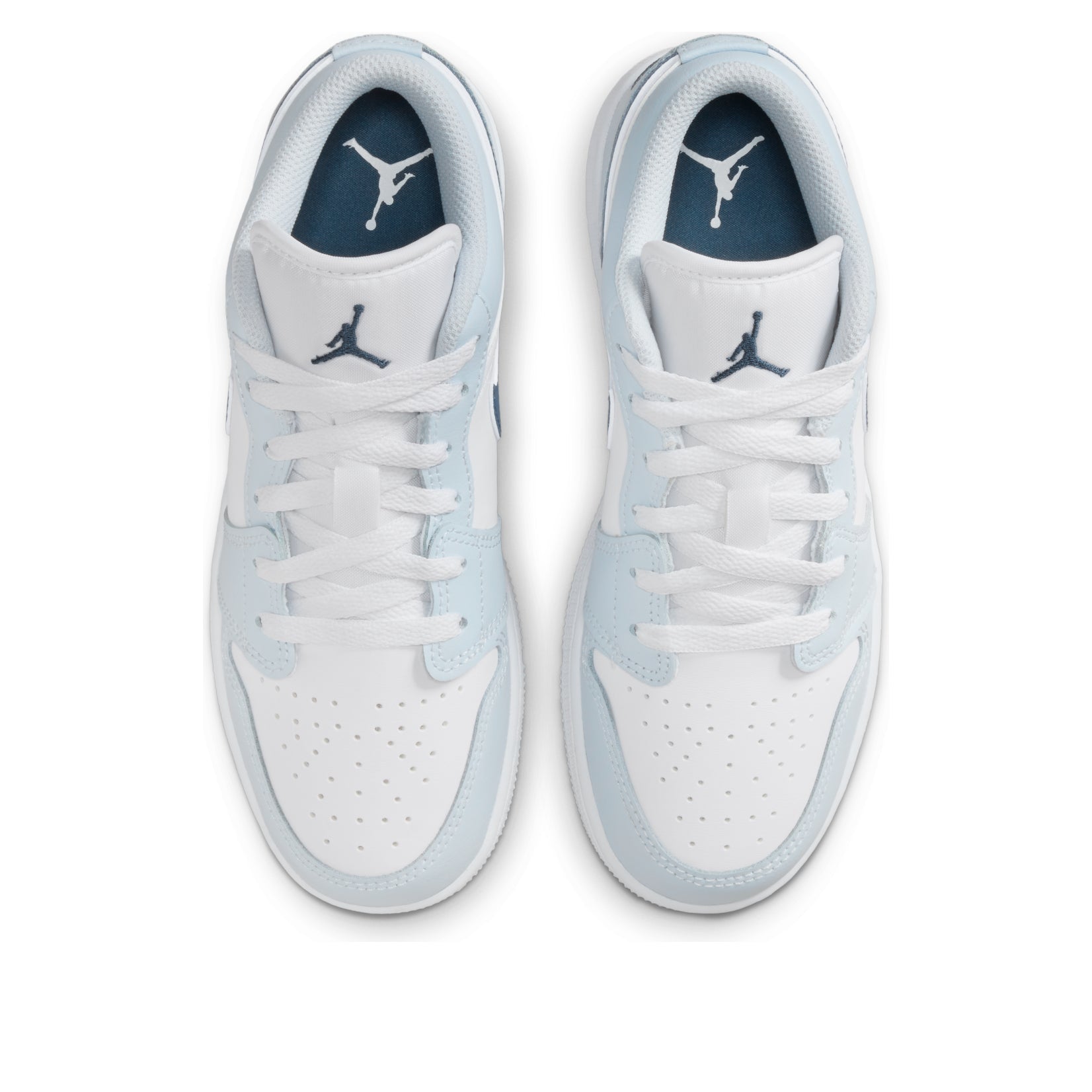 (GS) Air Jordan 1 Low 'White Aura Squadron Blue' 553560-104