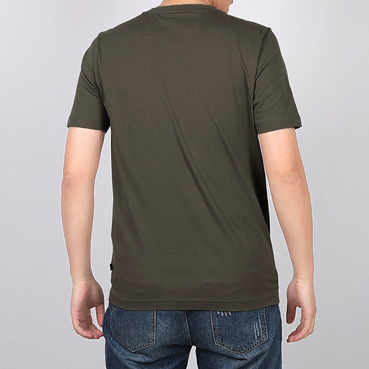 PUMA Logo Printed Short Sleeve TEE Green 583837-49