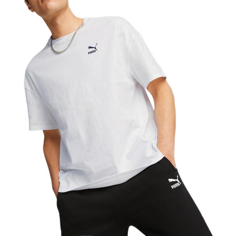 PUMA Classic Logo T-Shirt 'White' 673654-02