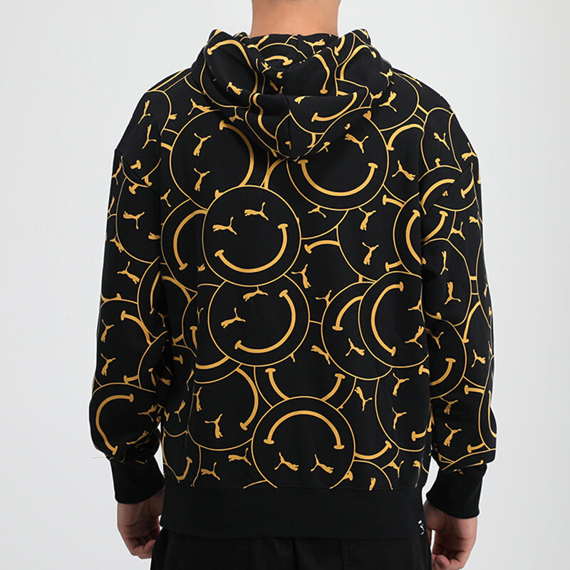 PUMA Club AOP Printed Hoodie TR 'Black' 530367-01