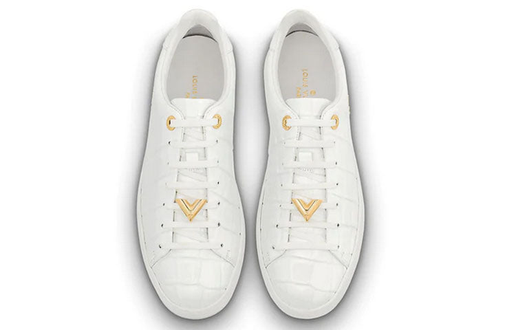 (WMNS) LOUIS VUITTON Frontrow Sneakers 'All White' 1A4VP