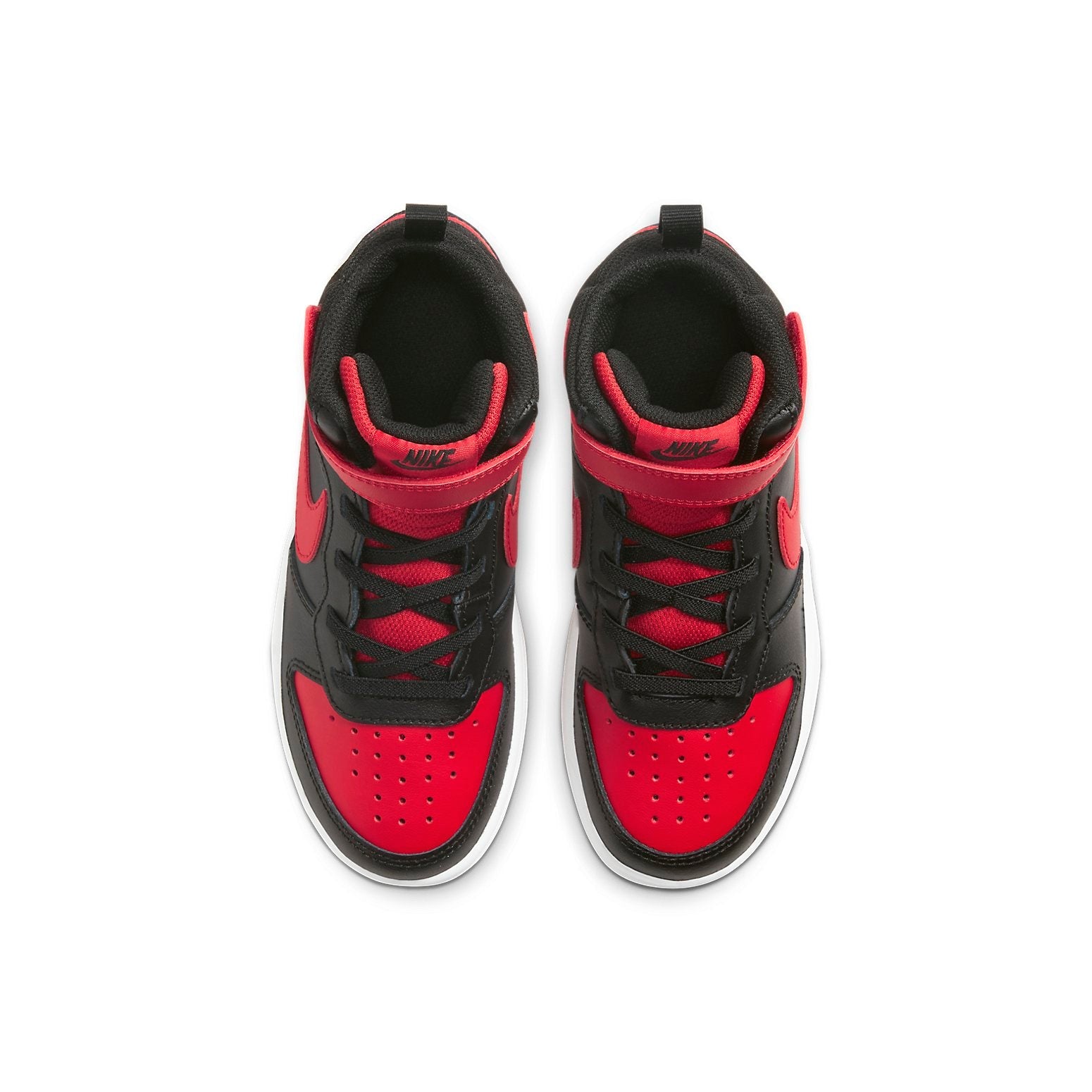 (PS) Nike Court Borough Mid 2Velcro 'Bred' CD7783-003