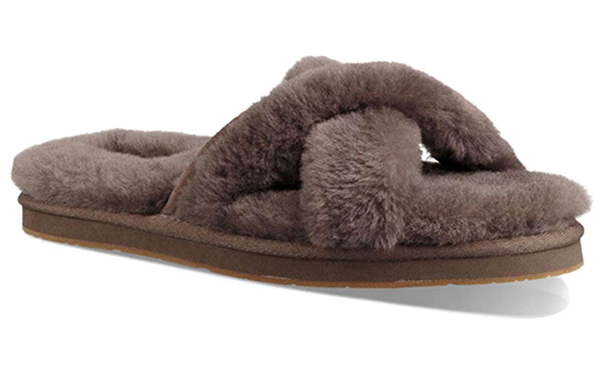 (WMNS) UGG Abela Coffee Slippers 1017548-SLA