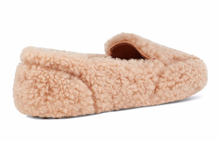(WMNS) UGG Hailey Fluff Loafer Slip-On 'Pink Peach' 1095108-BNZ