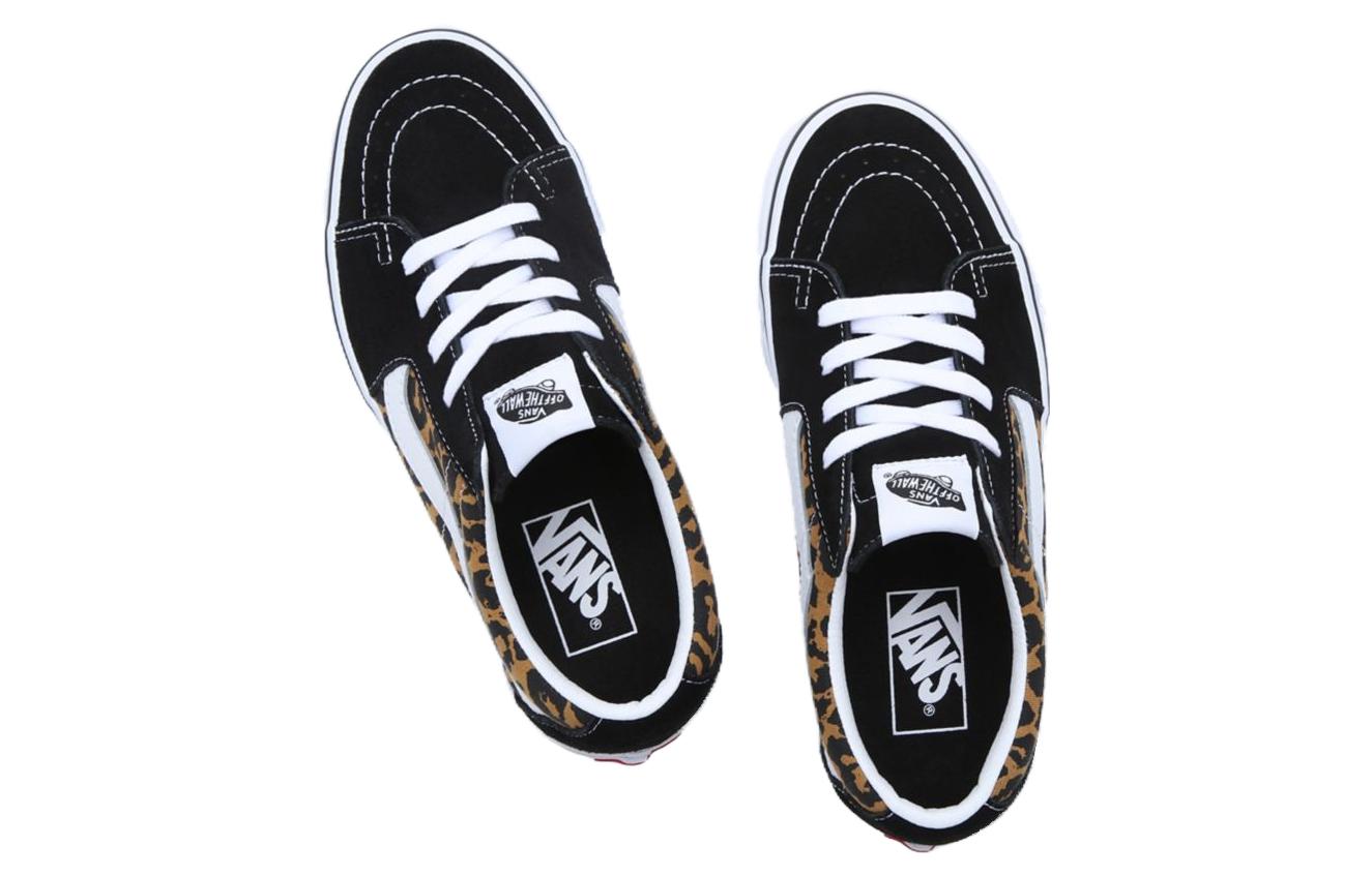 (WMNS) Vans Sk8-Low Leopard 'Black' VN0009QRBMW