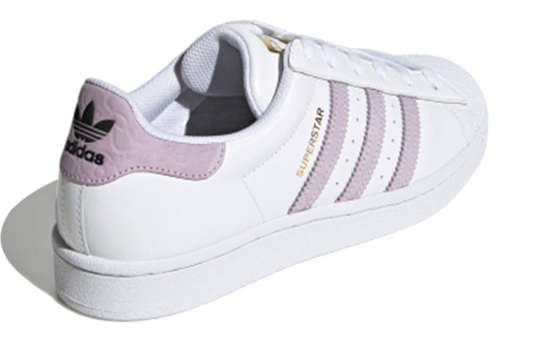(WMNS) adidas originals Superstar 'White Purple' FW3567