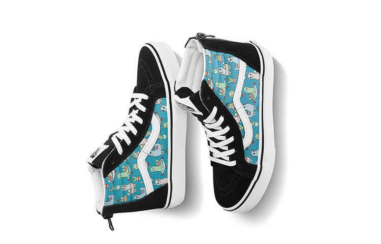(PS) Vans SK8-Hi 'Black Green' VN0A4BUX3V7