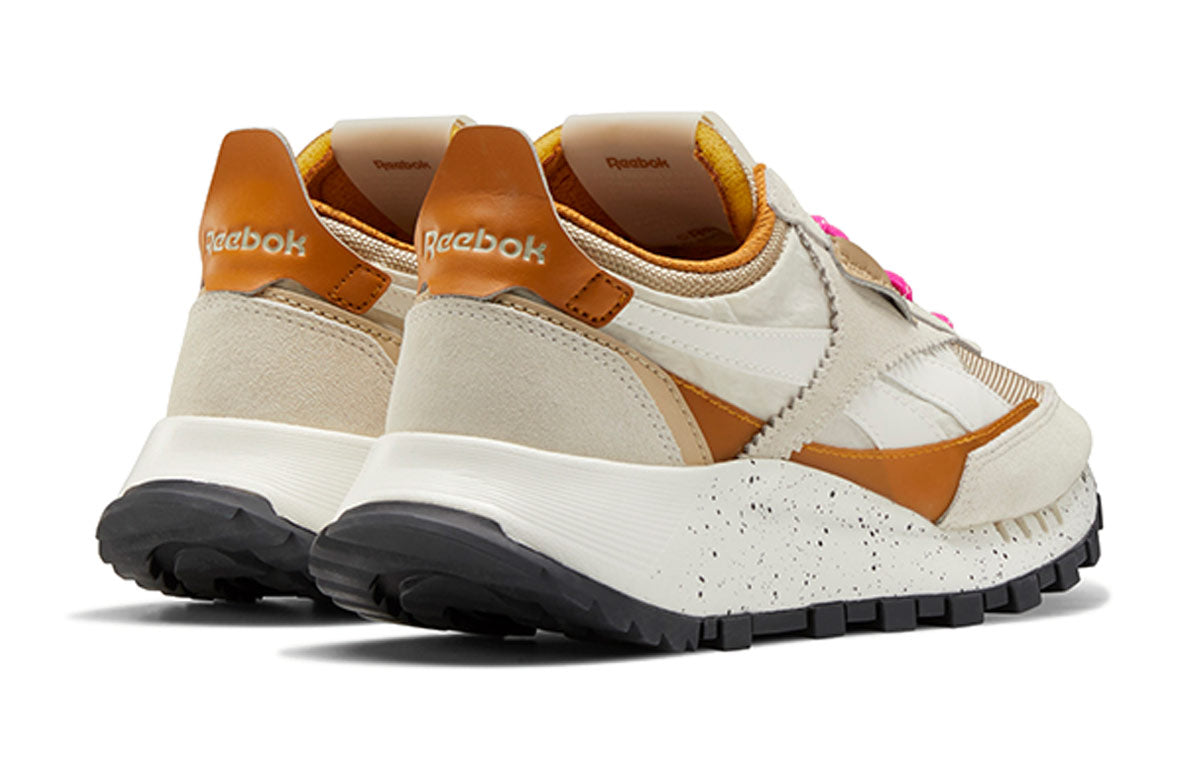 (WMNS) Reebok Classic Leather Legacy Running Shoes Beige/Brown FY9804