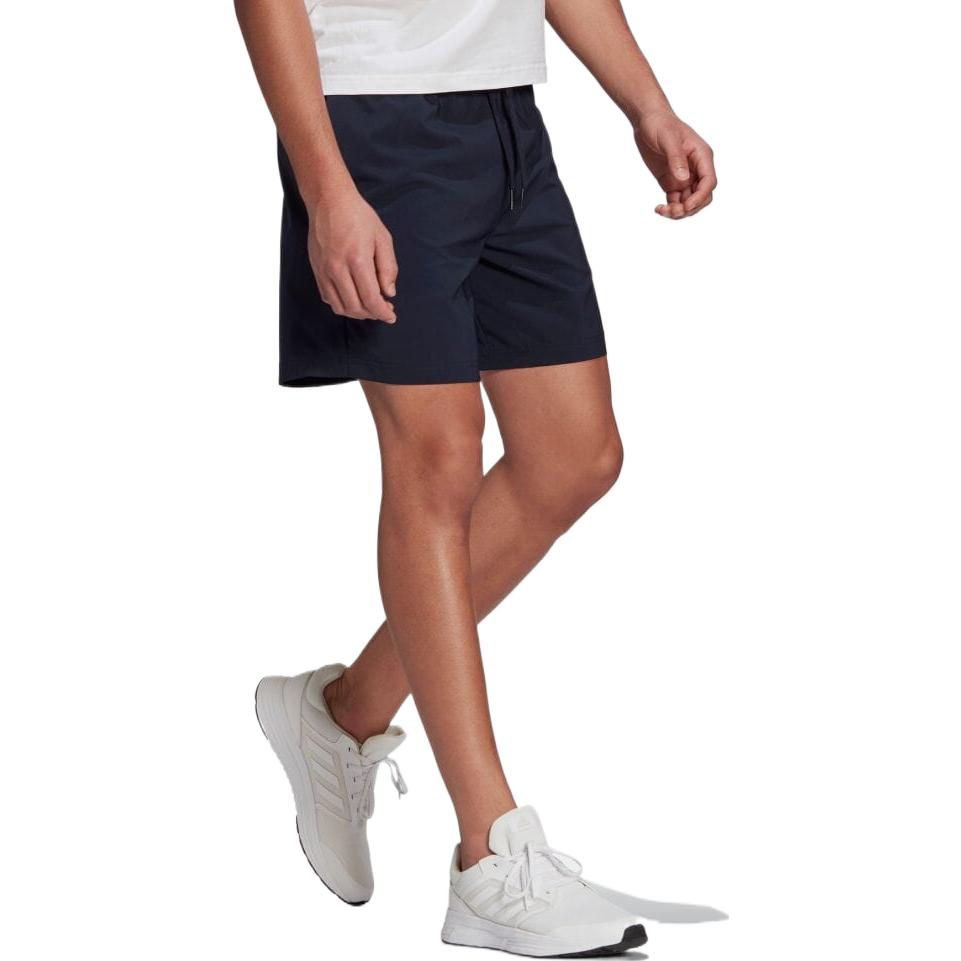 Men's adidas SS22 Solid Color Logo Printing Shorts Navy Blue GK9608