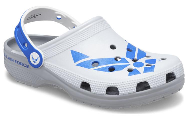 Crocs Classic US Air Force Clogs 'White Blue Grey' 207752