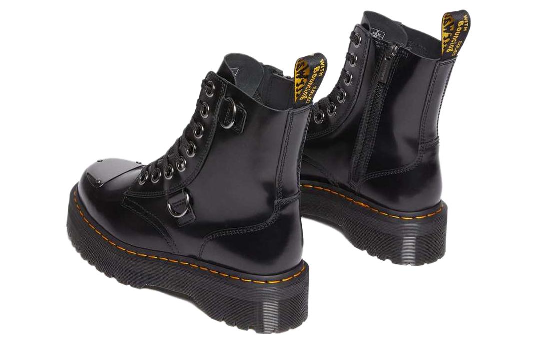 Dr. Martens Jadon Buttero Leather Platform Boots 'Black' 30789001