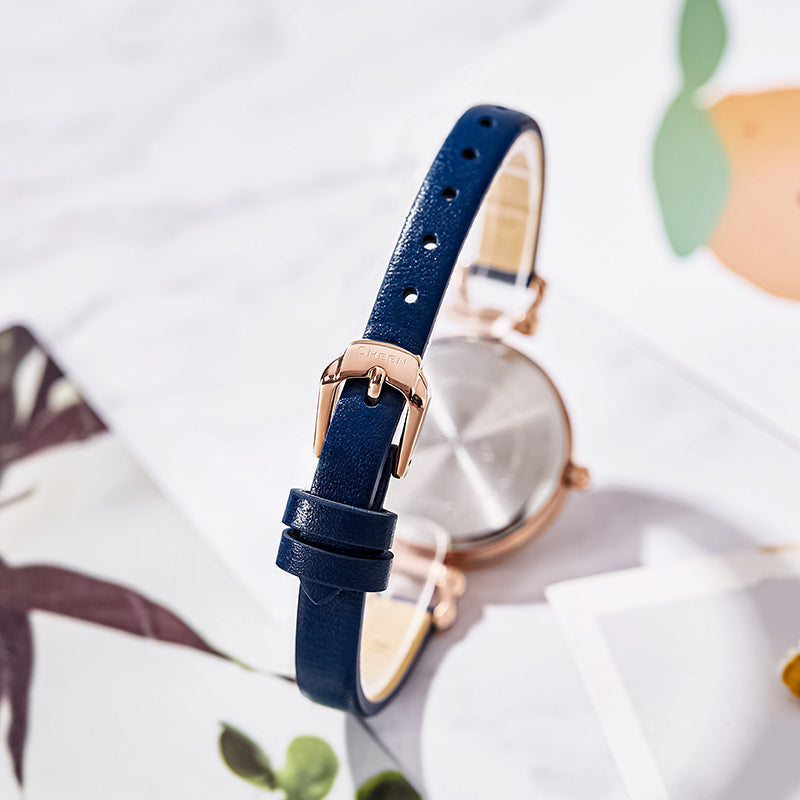 CASIO SHEEN Series Wrist Gold/ Blue Analog SHE-4055PGL-7A