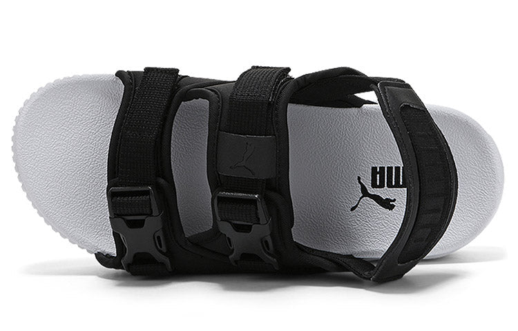 (WMNS) PUMA Platform Slide YLM 19 'Black White' 369424-01